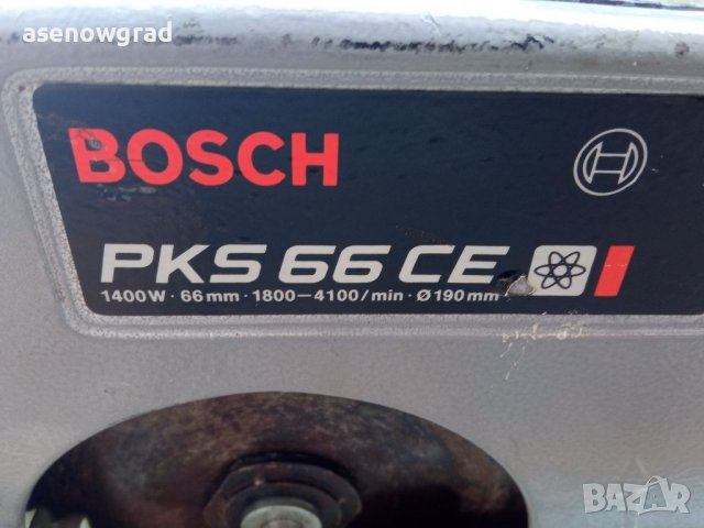 Циркуляр Bosch pks 66 ce, снимка 3 - Други машини и части - 37436076