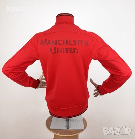Nike Manchester United - Оригинално мъжко горнище размер S, снимка 4 - Спортни дрехи, екипи - 53927657
