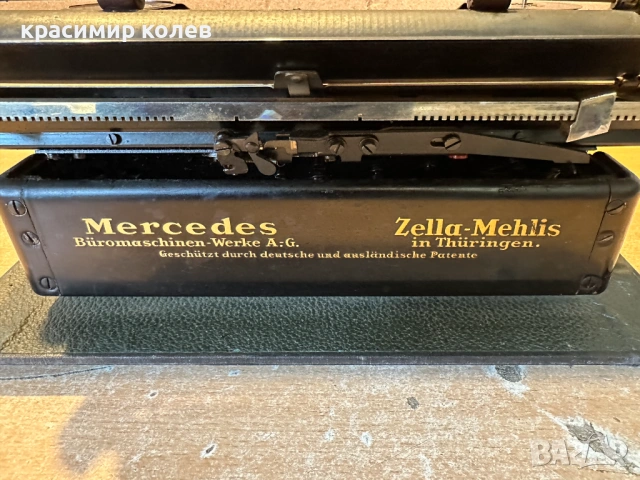 стара пишеща машина "MERCEDES PRIMA", снимка 8 - Антикварни и старинни предмети - 54134857