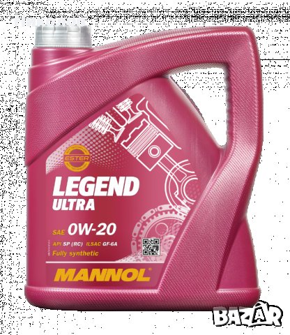 Моторно масло MANNOL - 0W20 Legend Ultra - 4L и 1L