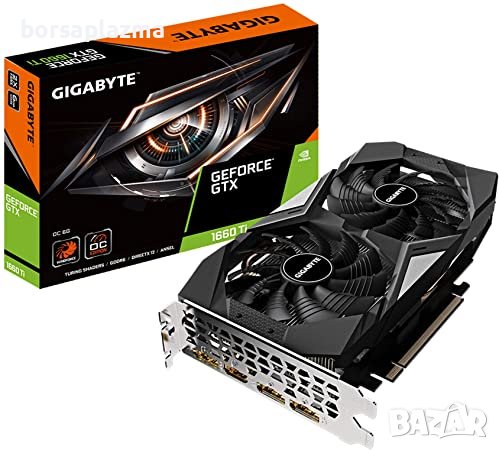 Gigabyte GeForce GTX 1660 OC 6G, 6144 MB GDDR5, снимка 1