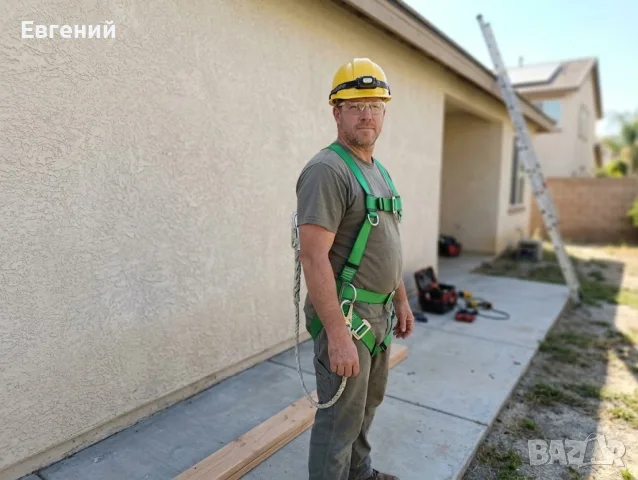Нов предпазен колан за работа на височина (тип сбруя / parachute belt)