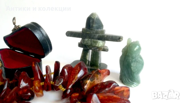 Стари предмети злато,нефрит,кехлибар,кристали,слонова кост и кутии., снимка 7 - Други ценни предмети - 51262514