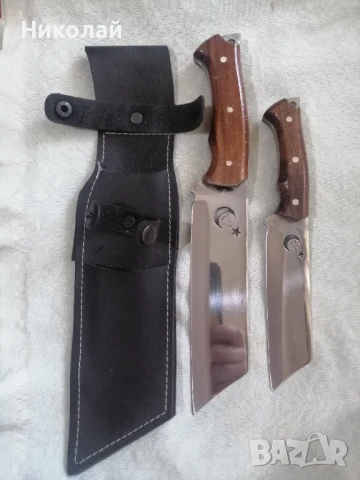 Големи двойни ножове, снимка 3 - Антикварни и старинни предмети - 50724623