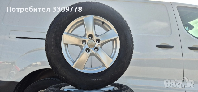 алуминиеви джанти със зимни гуми 16" 215/65, снимка 2 - Гуми и джанти - 52711216