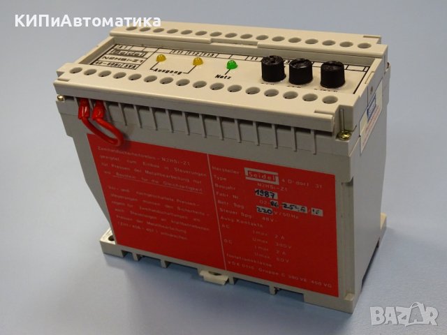 Контролер Seidel N2HSI-21 safety relay 220V , снимка 2 - Резервни части за машини - 38989811