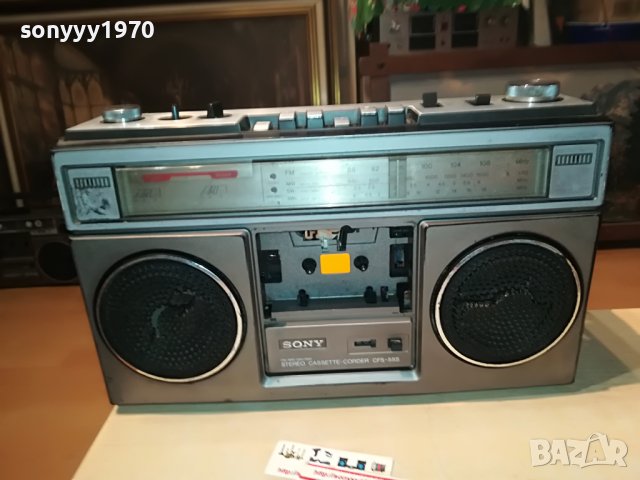 sony gfs-55s made in japan 2510221105, снимка 1 - Радиокасетофони, транзистори - 38445366
