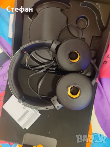 слушалки  геймърски Sony mdr-xb550ap нови с забележка!!, снимка 5 - Слушалки за компютър - 48467873