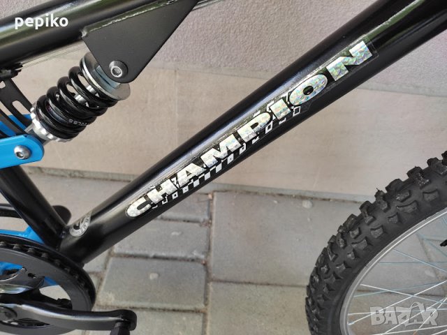 Продавам колела внос от Германия  детски мтв велосипед SHAMPION SPORT 20 цола преден и заден амортис, снимка 2 - Велосипеди - 34245117