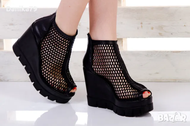 Дамски летни боти от естествена кожа, снимка 7 - Сандали - 49822555