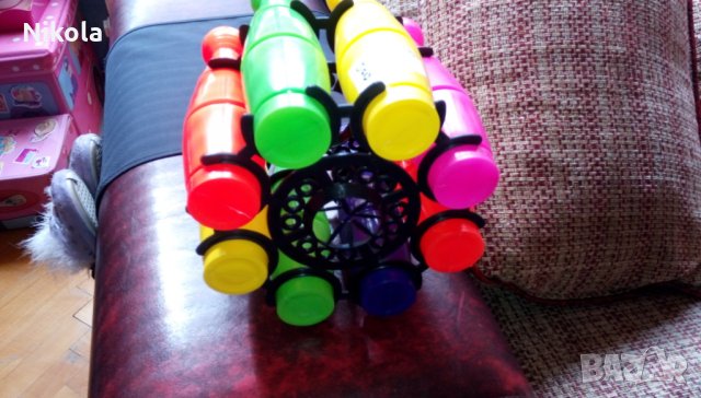 Детка игра Боулинг от 8 цветни кегли и топка, снимка 5 - Други - 29303046
