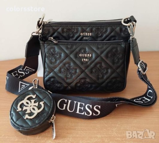 Черна чанта Guess SG 310, снимка 4 - Чанти - 33972454