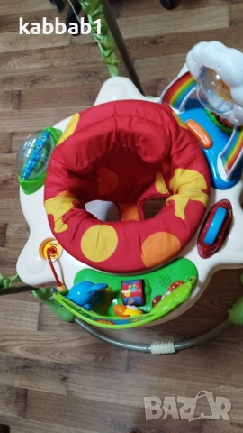 Бънджи център - проходилка за бебе Tiibaby с животни, снимка 10 - Проходилки - 52905856