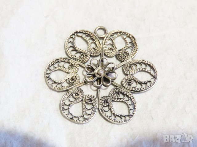 Сребърно синдирче с Стариннен възрожденски медальон - филигран 1 - бъди пленителна сребро , снимка 2 - Колиета, медальони, синджири - 29630228