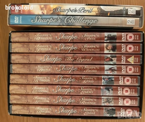 Шарп - пълна DVD колекция - Шон Бийн Sean Bean Sharpe