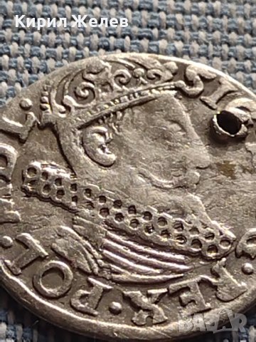 Сребърна монета 3 гроша 1618г. Сигизмунд трети Полша 28452, снимка 3 - Нумизматика и бонистика - 42900195