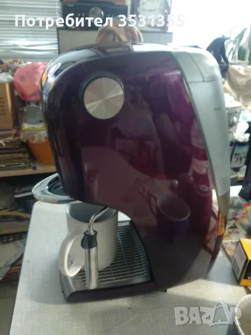 Почти нова кафемашина в цвят лилаво с капсули Чибо, снимка 4 - Кафемашини - 47259027