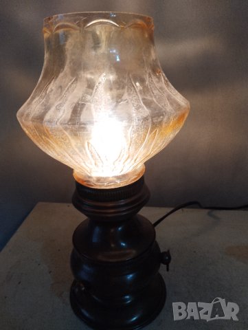 Ретро настолна лампа, снимка 3 - Настолни лампи - 44261931