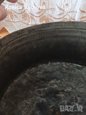 Меден (бъкърен) котел , снимка 5 - Антикварни и старинни предмети - 54149399