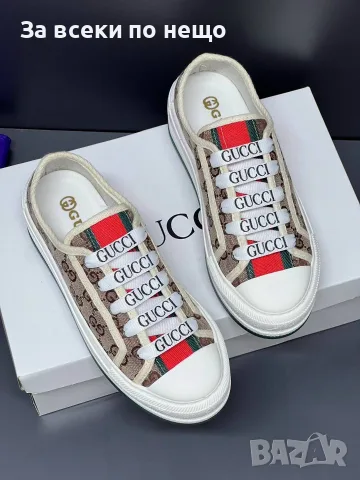 Gucci Дамски Маратонки👟Дамски Спортни Обувки👟Платненки Гучи Код SEM-175, снимка 7 - Маратонки - 55769293