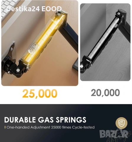 Стойка за монитор OffiGo 15–32″ с газов амортисьор, снимка 8 - Други - 53177375