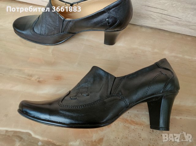 Нови кожени бълг. обувки, снимка 7 - Дамски обувки на ток - 39909541