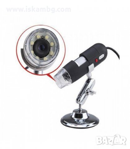 ДИГИТАЛЕН МИКРОСКОП С USB 1000X 8 LED HD КАМЕРА ALBERT - код 1134, снимка 9 - Друга електроника - 34054958