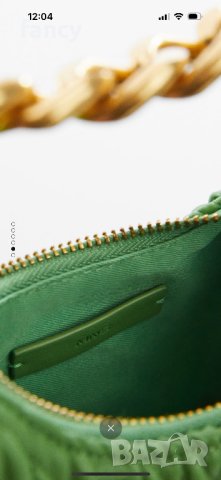 Зелена мини чанта Mango, снимка 7 - Чанти - 42916695