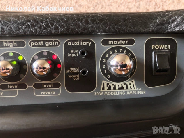 Китарен усилвател Peavey Vypr 30, снимка 9 - Ресийвъри, усилватели, смесителни пултове - 54198544