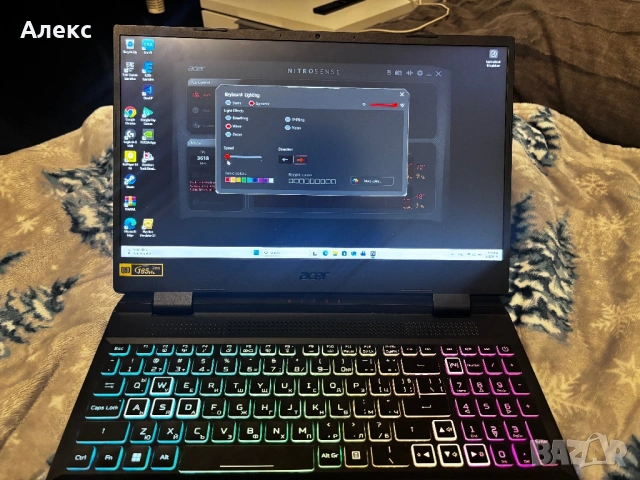 Acer nitro 5 RTX3060, снимка 10 - Лаптопи за игри - 54033243