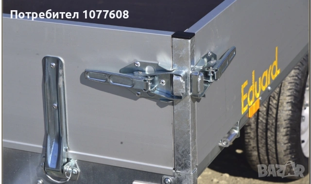 Туристическо ремарке Eduard с общо допустима максимална маса до 750кг , снимка 4 - Ремаркета - 53217027