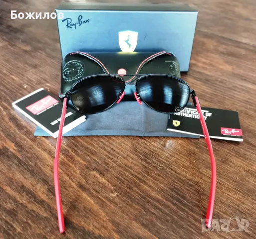  Слънчеви очила RAY-BAN  SCUDERIA FERRARI RB8313-M F0096G, снимка 9 - Слънчеви и диоптрични очила - 50335888
