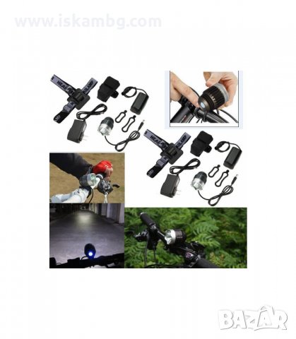 2 В 1 ФАР ЗА ВЕЛОСИПЕД И ЧЕЛНИК XM-L Т6 1200 ЛУМЕНА - код 1869, снимка 4 - Аксесоари за велосипеди - 33977216