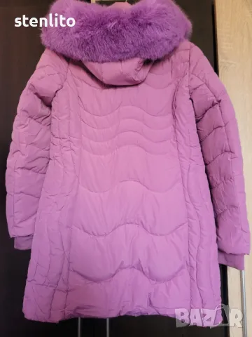 Дамско яке с качулка с пух, снимка 7 - Якета - 49136861