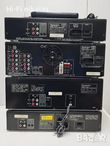 стерео усилвател FM радио ресийвър графичен еквалайзер касетъчен дек TECHNICS SU-X302 SH-E51 RS-X302, снимка 6 - Ресийвъри, усилватели, смесителни пултове - 55844020