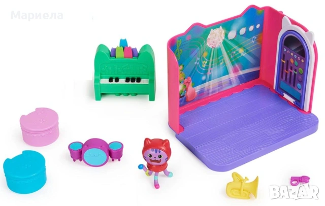 Игрален комплект Gabby's Dollhouse - Музикална стая, снимка 2 - Други - 53888447
