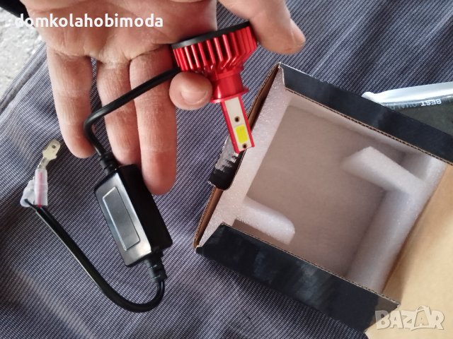 LED крушка H1 с мини вентилатор за по -малки фарове, снимка 3 - Аксесоари и консумативи - 39128002