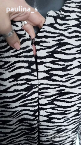 Преходно палто тип манто / Зебра принт / шарка "Vero Moda", снимка 8 - Палта, манта - 29574307