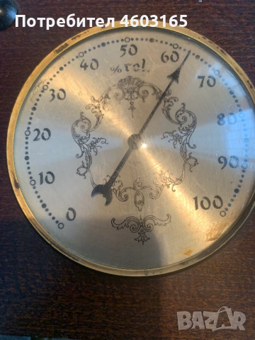 барометър термометър влагомер , снимка 5 - Антикварни и старинни предмети - 53224553