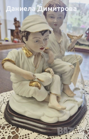 Порцеланова композиция, снимка 4 - Статуетки - 54176055