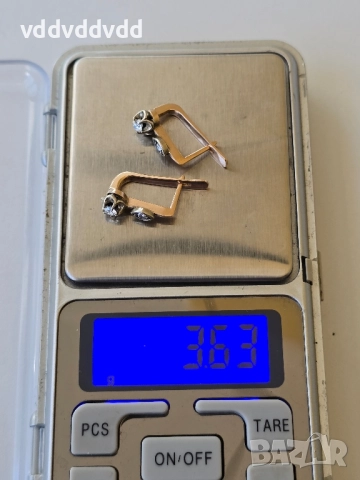 СССР златни обеци с Якутски Диаманти , снимка 10 - Обеци - 51813351