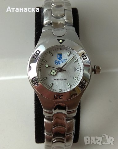 Kansas City Royals - чисто нов английски дизайнерски часовник, снимка 2 - Дамски - 23483828