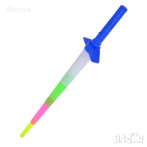 3483 Детска играчка голям светещ меч сгъваем, 67 см, снимка 7 - Други - 39541172