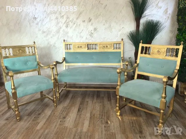 сет от три части, снимка 4 - Дивани и мека мебел - 56150912