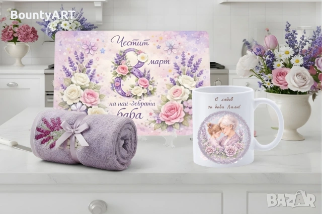 Персонализиран портрет от снимка.Подарък за баба, снимка 6 - Подаръци за жени - 53519283