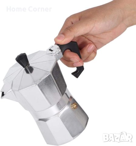 Кубинска кафеварка 3 кафета алуминиева, снимка 3 - Аксесоари за кухня - 44232536