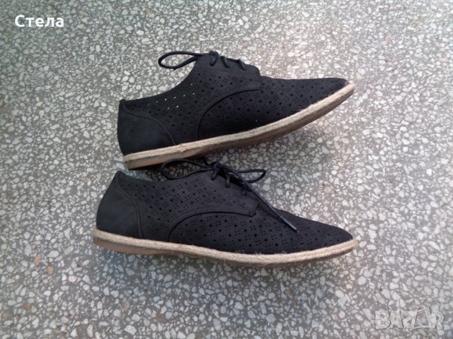 Дамски обувки пролетни / есенни, черни, с кутия, снимка 4 - Дамски ежедневни обувки - 30720104