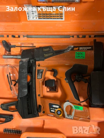 Такер за директен монтаж Spit 800p Pulsa Бетон и метал, снимка 5 - Други инструменти - 54114825