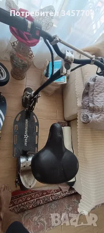 Мощна електрическа тротинетка 2 броя с амортисьори, километрaж.ж 48 V, снимка 17 - Скутери и тротинетки - 55914238