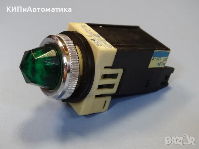 бутон светещ зелен FUJI Electric AH25-ZK green led pilot light 110V, снимка 7 - Резервни части за машини - 49192146